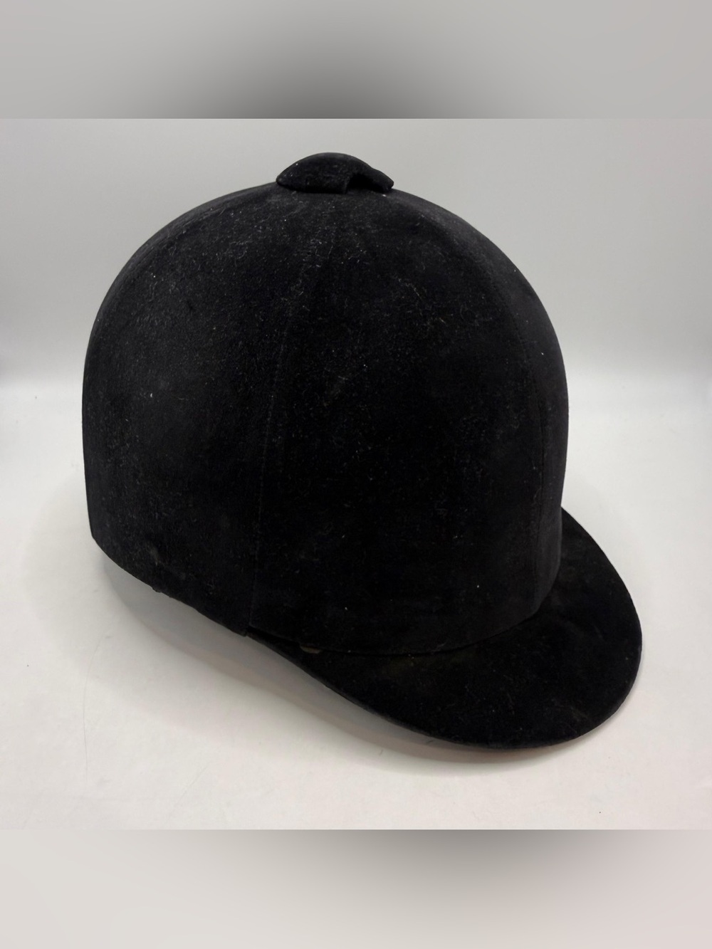 TuffRider Ride N Go Equestrian Riding Helmet Black Velvet Size 7 1/4 - 59